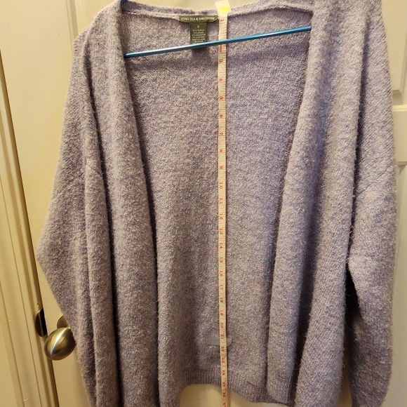 Chelsea & Theodore Size S womens lavendar sweater - Picture 5 of 9